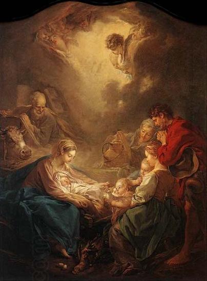 Francois Boucher Adoration of the Shepherds China oil painting art